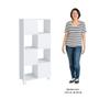 Imagem de Conjunto Escritório Home Office 4 Peças Nil A06 Branco-carvalho-branco - Mpozenato
