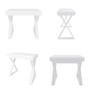 Imagem de Conjunto Escrivaninha com 1 Gaveta Veneza e Estante com 10 prateleiras Clean 900X1878 Branco