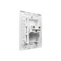 Imagem de Conjunto Espelho 4X2 com 1 Tomada 10A 250V Horizontal Com Suporte Linha Vivaz Ilumi - 78140