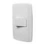 Imagem de Conjunto Espelho 4x2 com Interruptor Simples 10A 250V~ Horizontal Linha Slim Ilumi - 80173