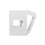 Imagem de Conjunto Espelho 4x2 com Interruptor Simples 10A 250V~ Horizontal Linha Vivaz Ilumi - 7817