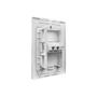 Imagem de Conjunto Espelho 4x2 com Interruptor Simples 10A 250V Horizontal Linha Vivaz Ilumi - 7817