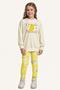 Imagem de Conjunto Fakini Feminino Infantil Lemon Blusa Manga Longa e Legging (4ao10)