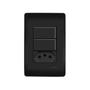 Imagem de Conjunto Fame 1 Tomada 20A + 2 Interruptor Simples Habitat