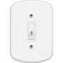 Imagem de Conjunto Fame 4X2 Branco Com Placa 1Campainha