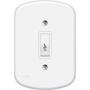 Imagem de Conjunto Fame 4X2 Branco Com Placa 1Campainha