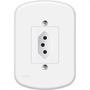 Imagem de Conjunto Fame 4X2 Branco Com Placa 1Tomada 10A