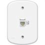 Imagem de Conjunto Fame 4X2 Branco Com Placa 1Tomada Rj45