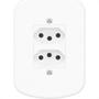 Imagem de Conjunto Fame 4X2 Branco Com Placa 2Tomada 20A