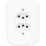 Imagem de Conjunto Fame 4X2 Branco Com Placa 2Tomada 20A
