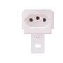 Imagem de Conjunto Fame 4X2 Branco Sem Placa 1Simples+Tomada 10A
