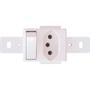Imagem de Conjunto Fame 4X2 Branco Sem Placa 1Simples+Tomada 10A