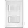Imagem de Conjunto Fame Evidence 4X2 Branco Com Placa(2Simples) 16A
