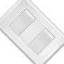 Imagem de Conjunto Fame Evidence 4X2 Branco Com Placa(2Simples) 16A