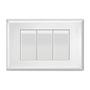 Imagem de Conjunto Fame Evidence 4X2 Branco Com Placa(3Simples) 16A  10129074