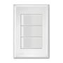 Imagem de Conjunto Fame Evidence 4X2 Branco Com Placa(3Simples) 16A  10129074