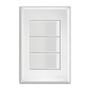 Imagem de Conjunto Fame Evidence 4X2 Branco Com Placa(3Simples) 16A  10129074