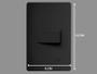 Imagem de Conjunto Fame Habitat Black - Interruptor Simples 16A