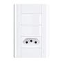 Imagem de Conjunto Fame Modulare - Interruptor 2 Teclas Simples 16A, Tomada 2P+T 10A