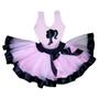 Imagem de Conjunto Fantasia  Body Infantil Carnaval Halloween Barbie Com Saia De Tule