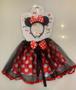 Imagem de Conjunto Fantasia Carnaval Halloween Minnie Com Tiara E Saia Tule - Tamanho Único Indicado para crianças de  5 a 10 Anos