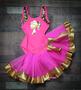 Imagem de Conjunto Fantasia Infantil Body e Saia da Barbie Rosa Pink (Tam 1 ao 10) COD.000467