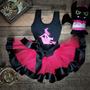 Imagem de Conjunto Fantasia Infantil Body e Saia Halloween de Bruxa (Tam 1 ao 10) + Chapéu COD.000201