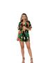 Imagem de Conjunto Feminina (kimono+short+cropped) Estampas Florais