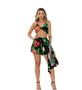Imagem de Conjunto Feminina (kimono+short+cropped) Estampas Florais