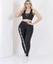 Imagem de Conjunto Feminino Academia Fitness Calça Legging e Top Suplex The Start Oferta Corte Joelho