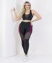 Imagem de Conjunto Feminino Academia Fitness Calça Legging e Top Suplex The Start Oferta Corte Joelho