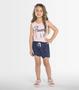 Imagem de Conjunto feminino blusa com shorts rovitex kids