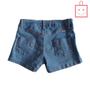 Imagem de Conjunto Feminino Blusa Vermelha e Short Jeans Infantil Paraíso 15617