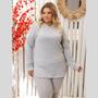 Imagem de Conjunto Feminino Calça e Blusa c/ Capuz Lanzinha Plus Size