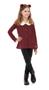 Imagem de Conjunto Feminino Casaco Em Moletom Botonê E Gola Pelucia C/ Legging Nº 4 Ao 10