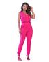 Imagem de Conjunto Feminino Cavado Com Gola V E Calça Com Punho