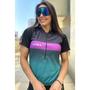 Imagem de Conjunto Feminino de Ciclismo Camisa Manga Curta + Calça Gel