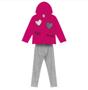 Imagem de Conjunto feminino de moletom flanelado - roupa infantil