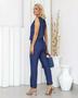 Imagem de Conjunto Feminino Em Linho com viscose Calça E Blusa Camila