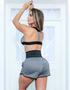 Imagem de Conjunto Feminino Esportivo em Dry Fit Top com Bojo e Short com Bolsos