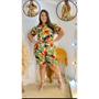 Imagem de Conjunto Feminino Estampado Liganete Plus Size e Slin Senhoras e Senhoritas Bermuda, Blusa ou Camiseta