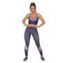 Imagem de Conjunto Feminino Fitness Black Forest Preto Lilás