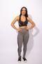 Imagem de Conjunto Feminino Fitness Calça Legging Cintura Alta Com Bolso Tela E Top Nadador Tela Frontal Academia F7 NEW STYLE