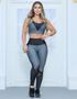 Imagem de Conjunto Feminino Fitness com Calça Legging e Top com Bojo Removível