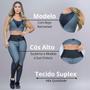 Imagem de Conjunto Feminino Fitness com Calça Legging e Top com Bojo Removível