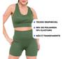 Imagem de Conjunto Feminino Fitness Poliamida Blackout Zero Transparência