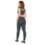 Imagem de Conjunto Feminino Fitness Top e Legging Charm - Cinza/Goiaba