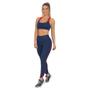 Imagem de Conjunto Feminino Fitness Viés Azul Escuro