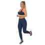 Imagem de Conjunto Feminino Fitness Viés Azul Escuro