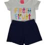 Imagem de Conjunto Feminino Fresh Fruit  Kely Kety Shorts Moletinho